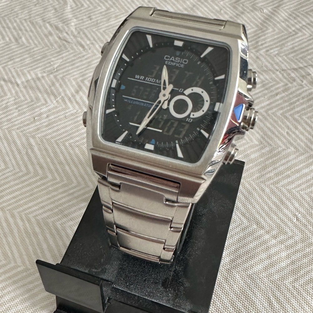 Casio Edifice EFA120D-1AV 46mm Silver Stainless Steel Men’s Wristwatch
